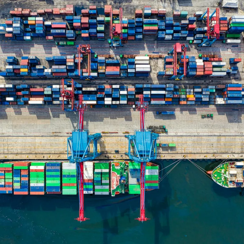 Transporte marítimo para exportación